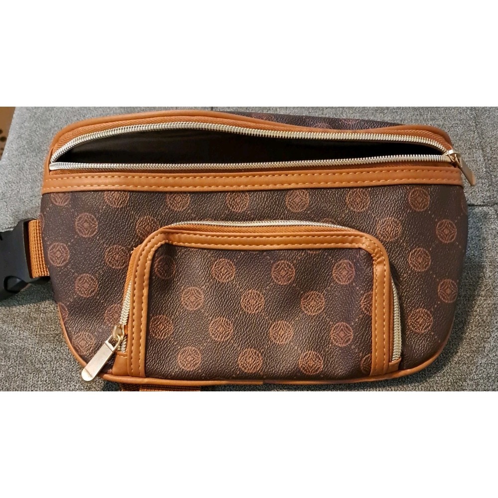Clearlove Cross Body/Fanny Pack Brown Appears Unused
